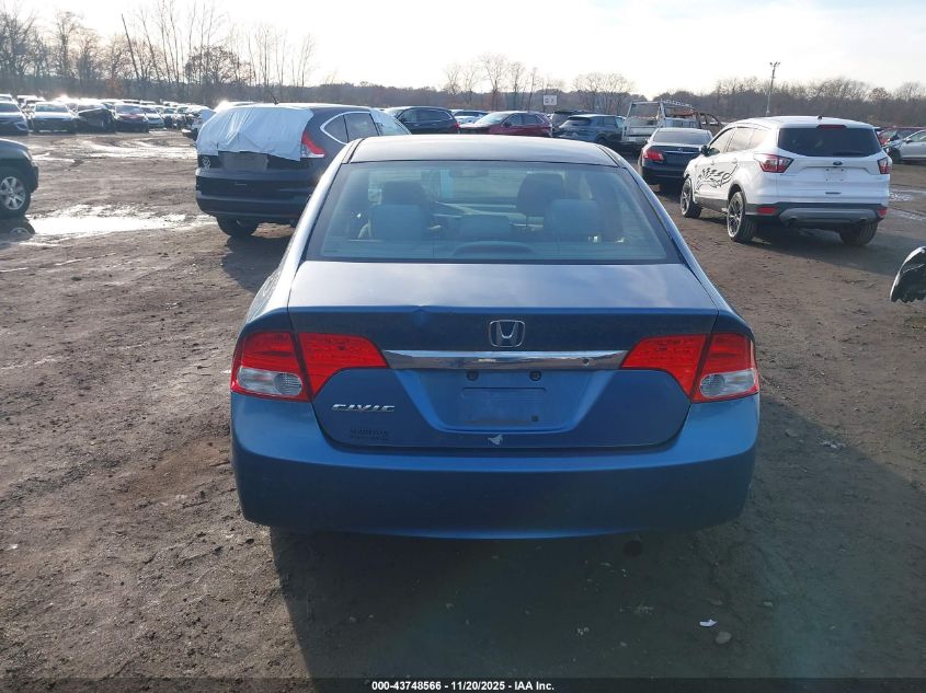 2009 Honda Civic Lx VIN: 2HGFA16519H342437 Lot: 43748566