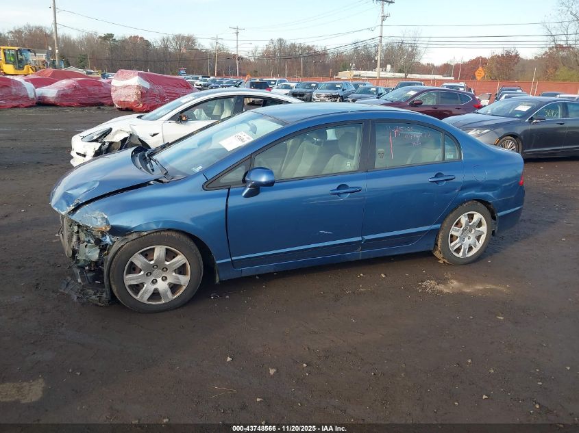 2009 Honda Civic Lx VIN: 2HGFA16519H342437 Lot: 43748566