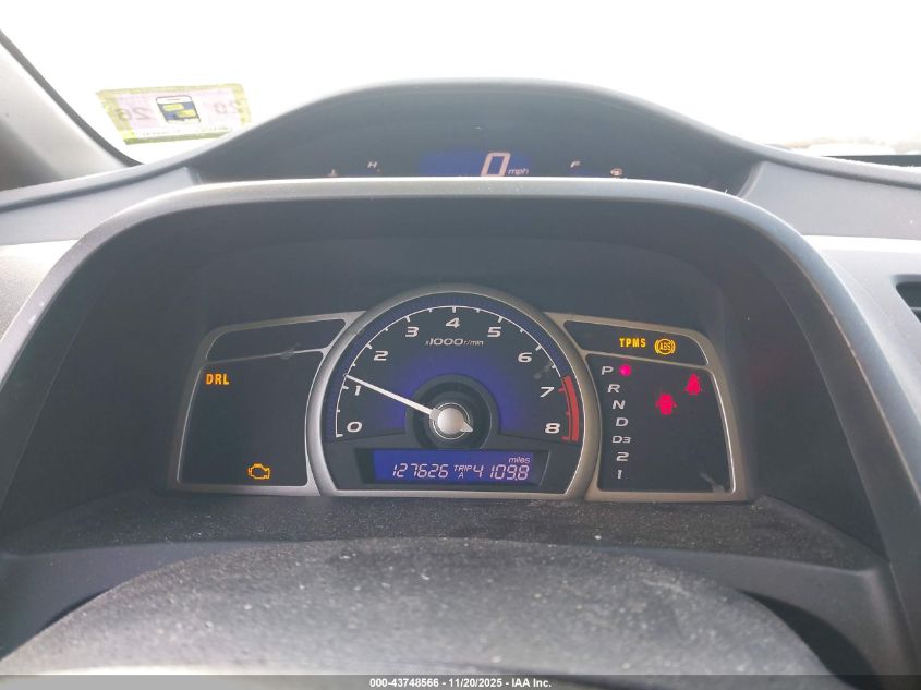 2009 Honda Civic Lx VIN: 2HGFA16519H342437 Lot: 43748566