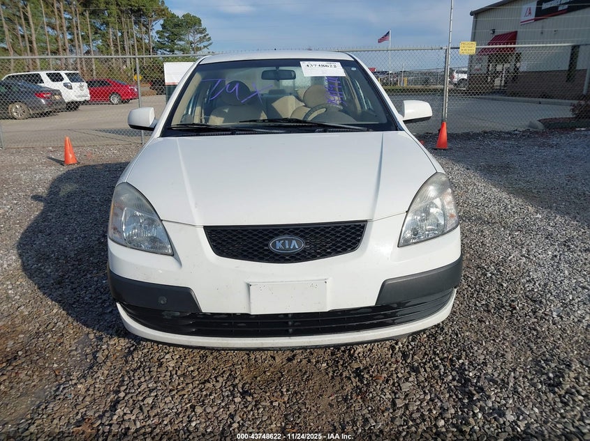2008 Kia Rio Lx VIN: KNADE123686391970 Lot: 43748622