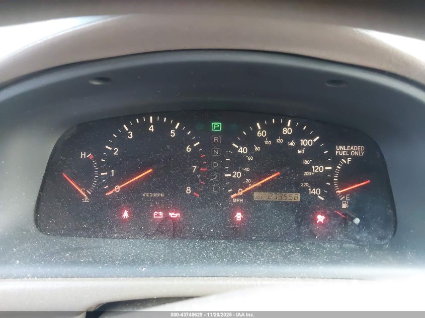 1999 Lexus Es 300 VIN: JT8BF28G9X5067258 Lot: 43748629