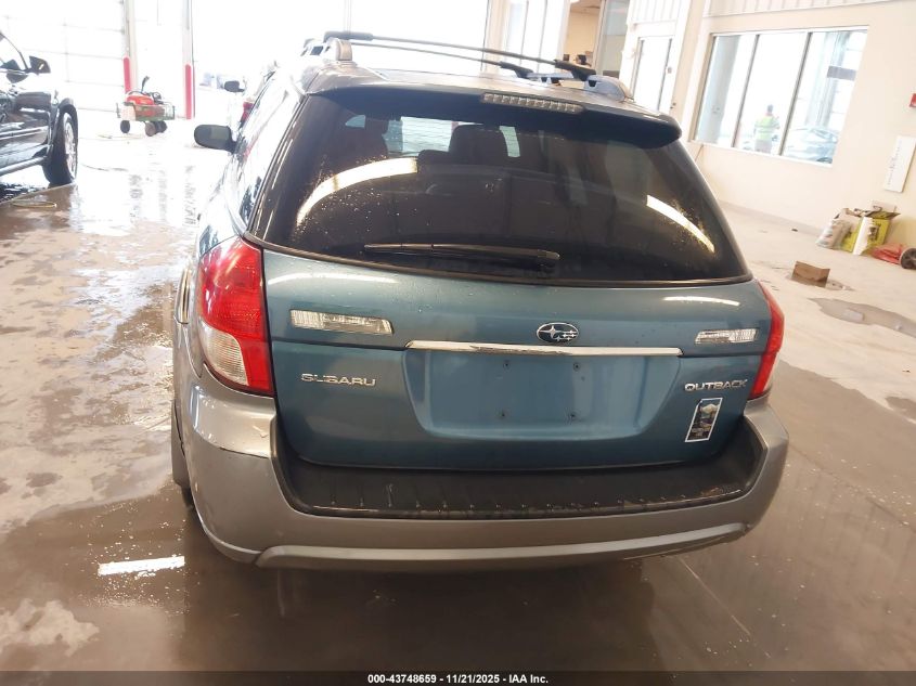 2009 Subaru Outback 2.5I Limited VIN: 4S4BP66C097334571 Lot: 43748659