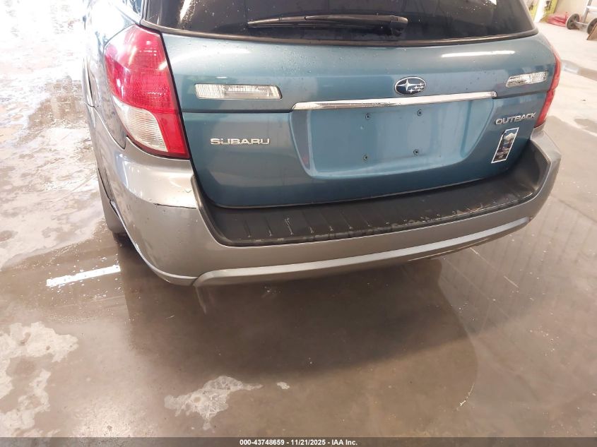 2009 Subaru Outback 2.5I Limited VIN: 4S4BP66C097334571 Lot: 43748659