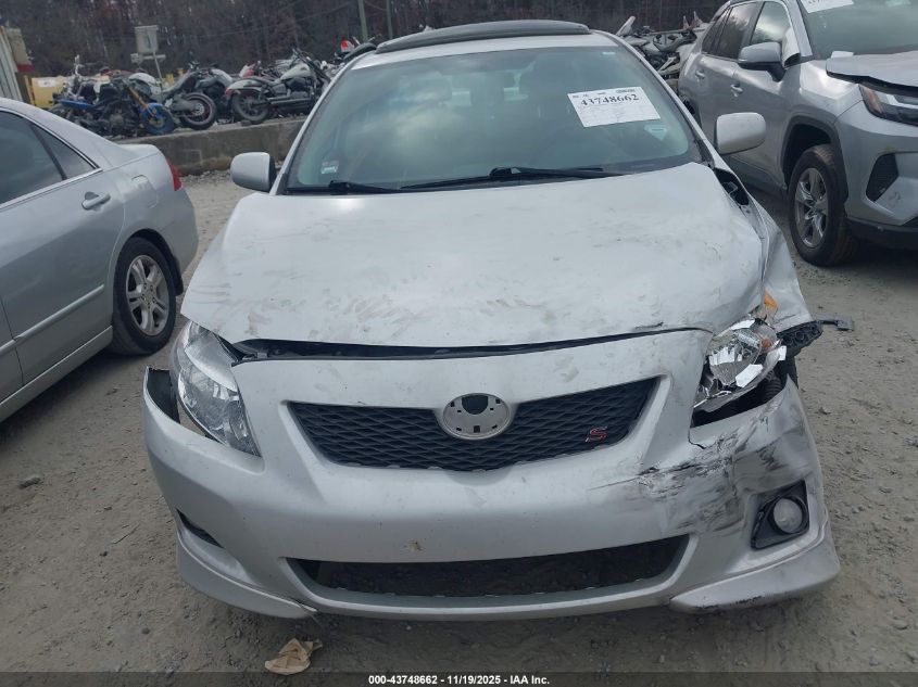 2009 Toyota Corolla S VIN: 2T1BU40E99C144293 Lot: 43748662