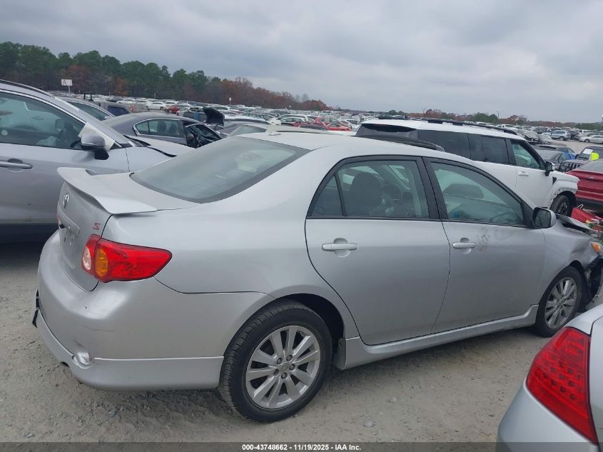 2009 Toyota Corolla S VIN: 2T1BU40E99C144293 Lot: 43748662