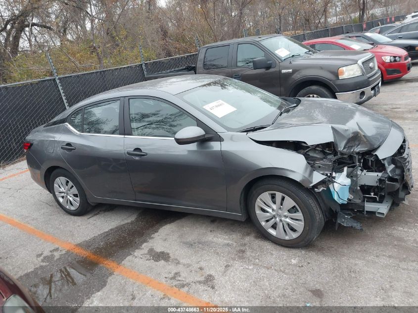 2025 Nissan Sentra S VIN: 03N1AB8BV7SY20784 Lot: 43748663