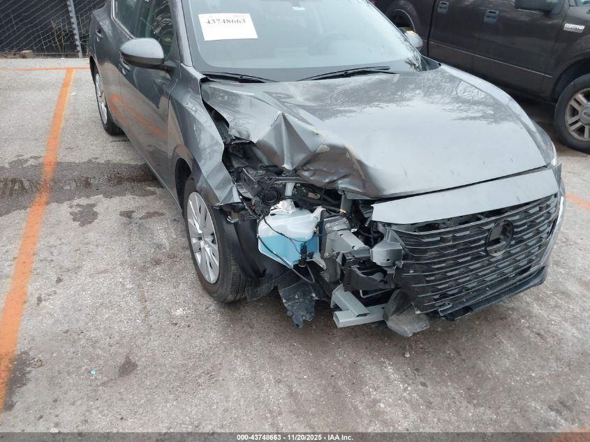 2025 Nissan Sentra S VIN: 03N1AB8BV7SY20784 Lot: 43748663