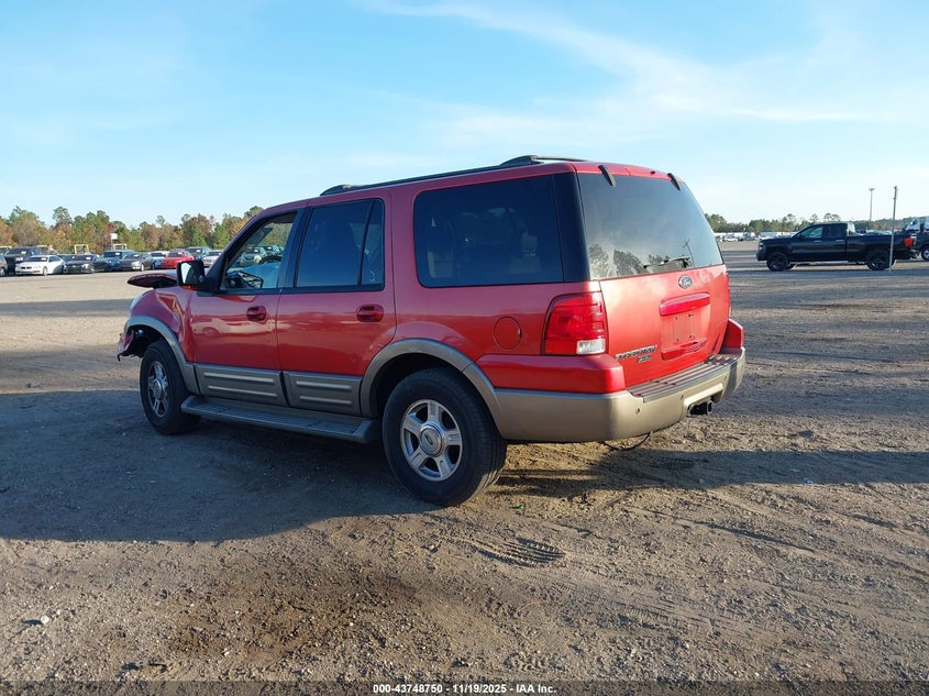 2003 Ford Expedition Eddie Bauer VIN: 1FMRU17W03LB96807 Lot: 43748750