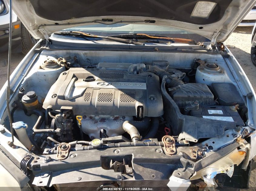 2006 Hyundai Elantra Gls/Limited VIN: KMHDN46D76U329506 Lot: 43748761