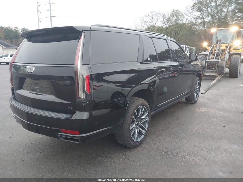 Vin: 1gys4pkl7mr291945, lot: 44244151, cadillac escalade esv 4wd sport 20214