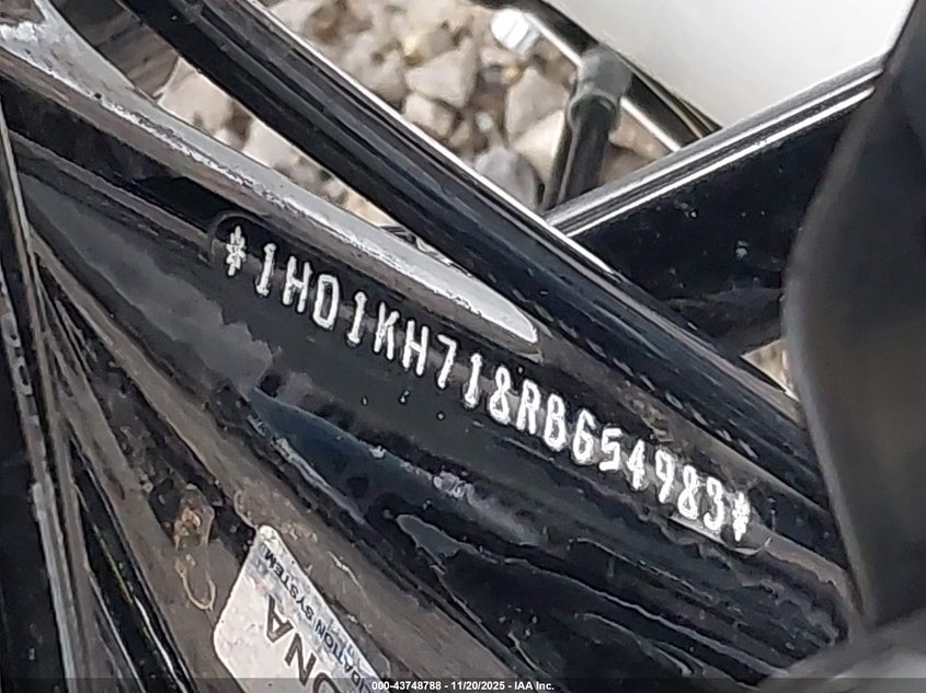 2024 Harley-Davidson Fltrx VIN: 1HD1KH718RB654983 Lot: 43748788