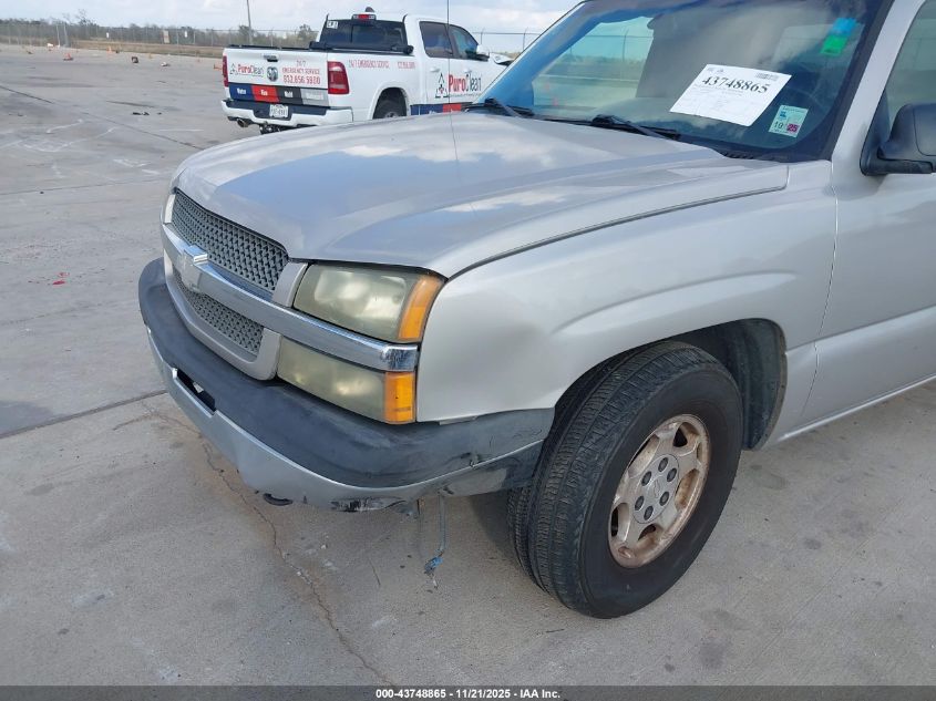 2004 Chevrolet Silverado 1500 Ls VIN: 2GCEC19T341130803 Lot: 43748865