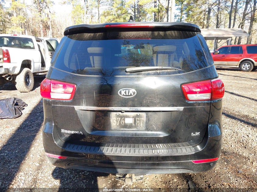 2015 Kia Sedona Lx VIN: KNDMB5C16F6044684 Lot: 43748899
