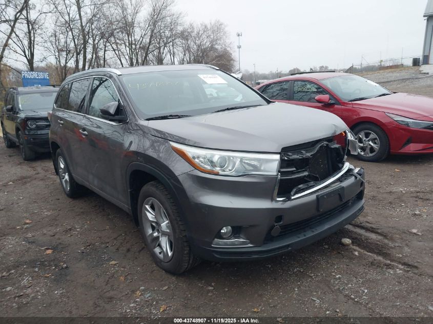 TOYOTA HIGHLANDER LIMITED V6