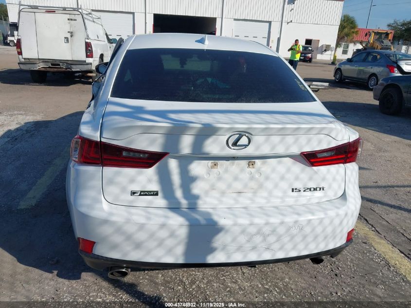 2016 Lexus Is 200T VIN: JTHBA1D21G5005274 Lot: 43748932