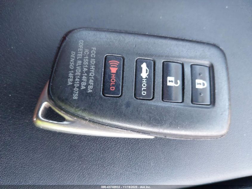 2016 Lexus Is 200T VIN: JTHBA1D21G5005274 Lot: 43748932