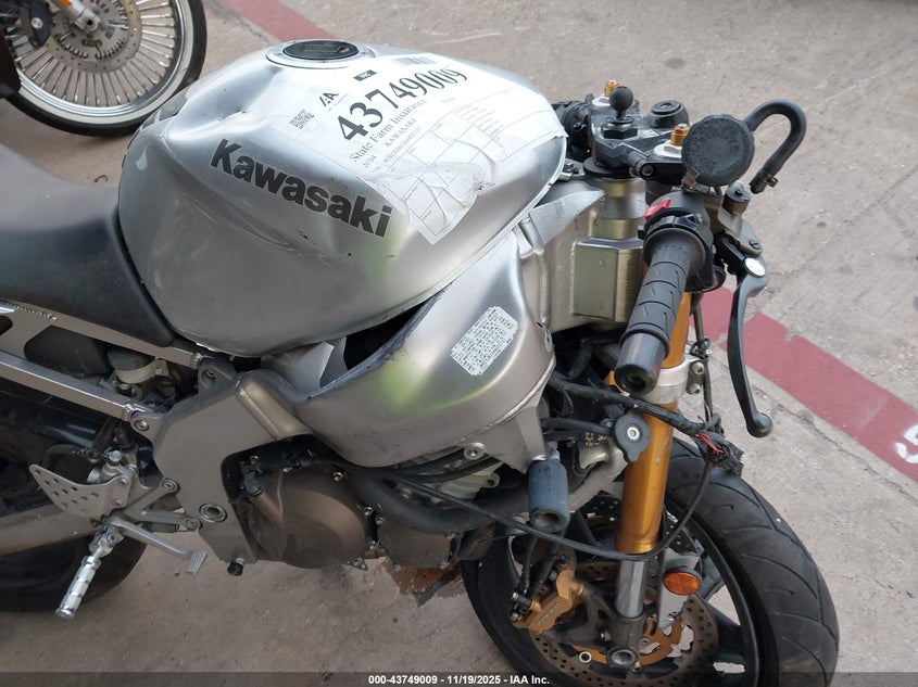 2004 Kawasaki Zx636 B1 VIN: JKBZXJB134A025737 Lot: 43749009