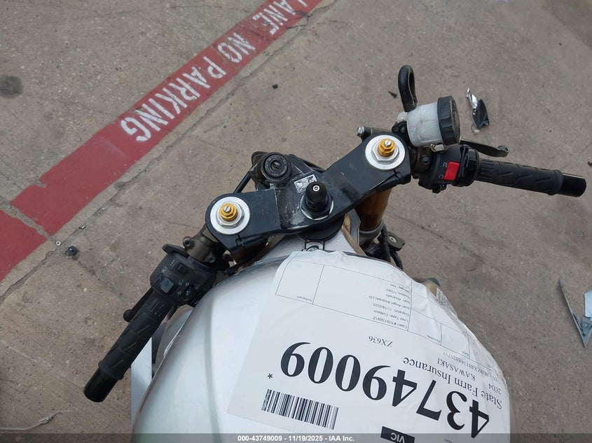 2004 Kawasaki Zx636 B1 VIN: JKBZXJB134A025737 Lot: 43749009