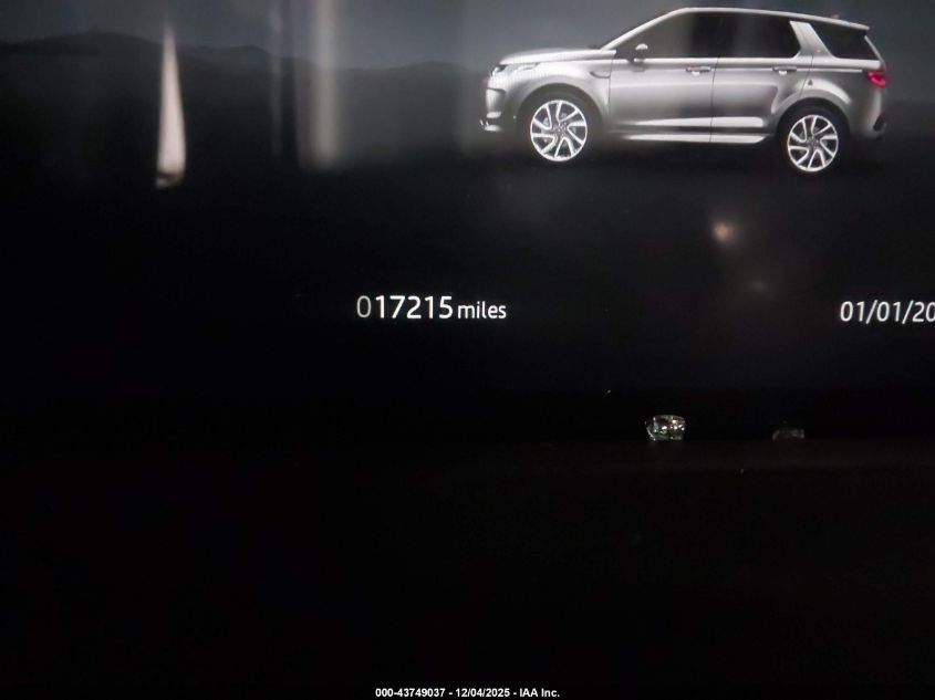 2025 Land Rover Discovery Sport S VIN: SALCJ2FX6SH353401 Lot: 43749037