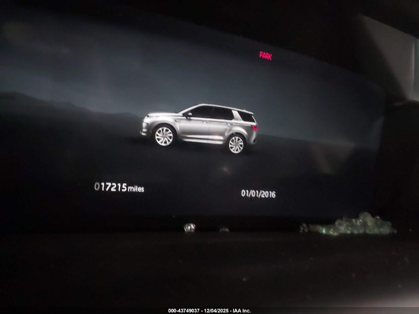 2025 Land Rover Discovery Sport S VIN: SALCJ2FX6SH353401 Lot: 43749037