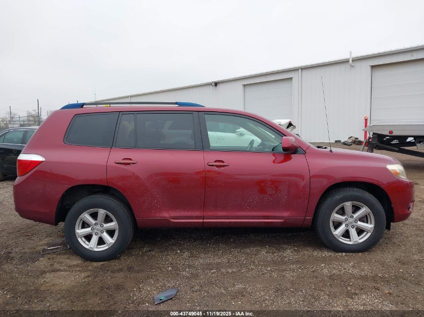 2009 Toyota Highlander VIN: JTEDS41AX92073092 Lot: 43749045
