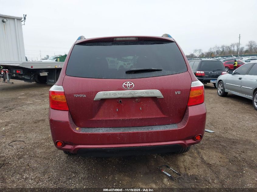 2009 Toyota Highlander VIN: JTEDS41AX92073092 Lot: 43749045