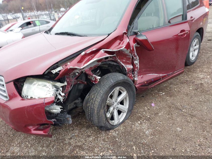 2009 Toyota Highlander VIN: JTEDS41AX92073092 Lot: 43749045