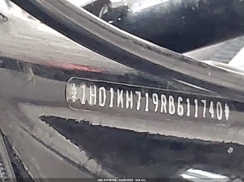 2024 Harley-Davidson Fltrx VIN: 1HD1KH719RB611740 Lot: 43749106