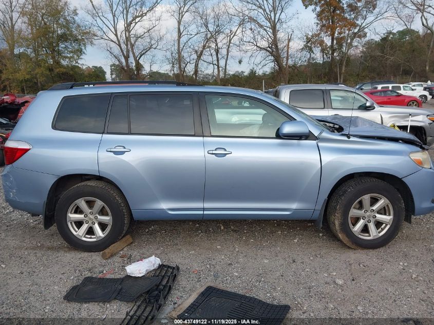 2009 Toyota Highlander VIN: JTEDA41A992005711 Lot: 43749122