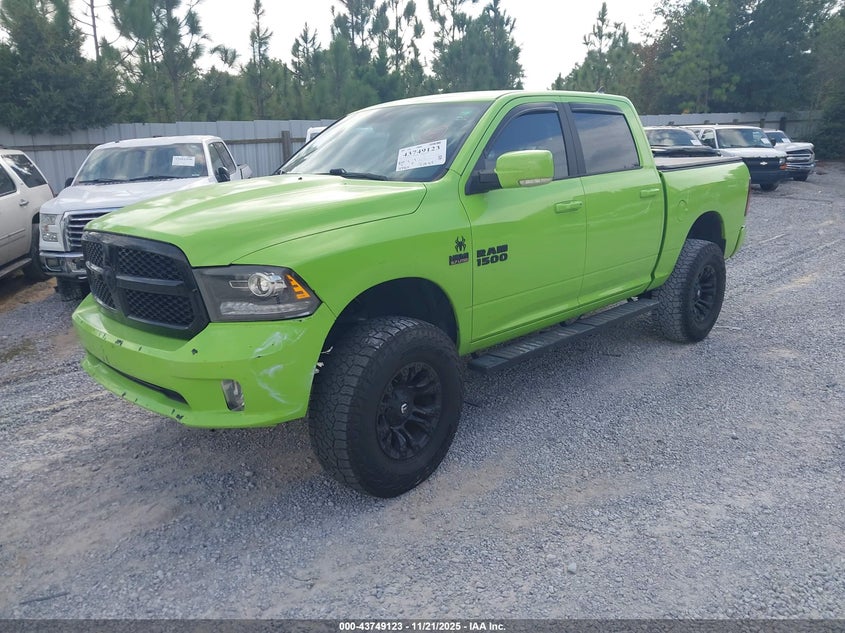 Vin: 1c6rr6mt5hs763367, lot: 44244496, ram 1500 sport  4x2 5'7 box 20172