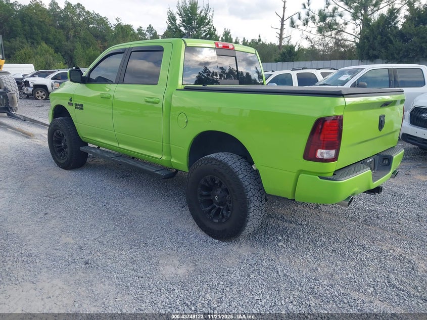 Vin: 1c6rr6mt5hs763367, lot: 44244496, ram 1500 sport  4x2 5'7 box 20173