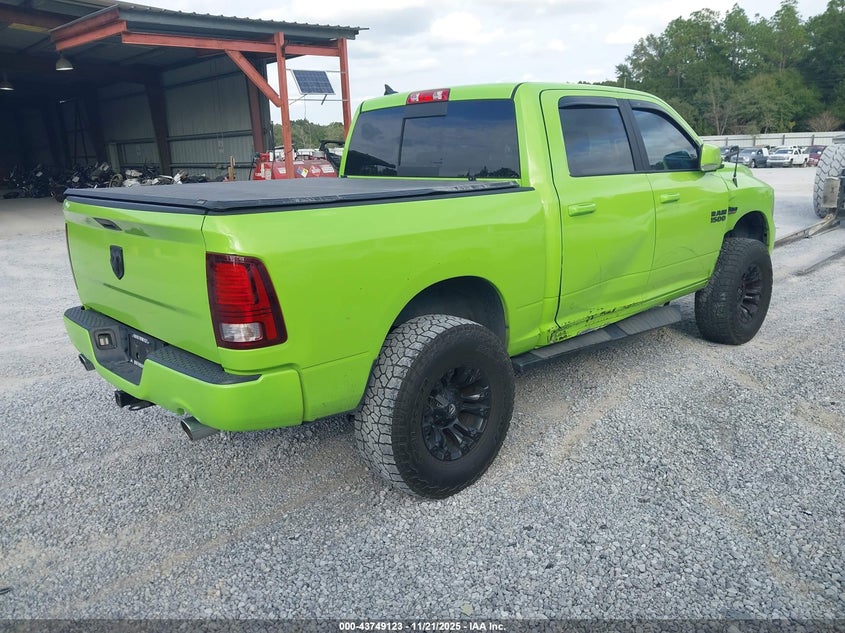 Vin: 1c6rr6mt5hs763367, lot: 44244496, ram 1500 sport  4x2 5'7 box 20174