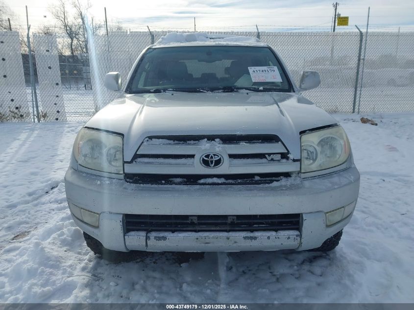 2004 Toyota 4Runner Limited VIN: JTEBT17RQ40037318 Lot: 43749179