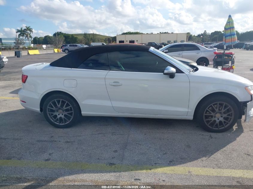 2015 Audi A3 1.8T Premium VIN: WAU6CLFF6F1109836 Lot: 43749180