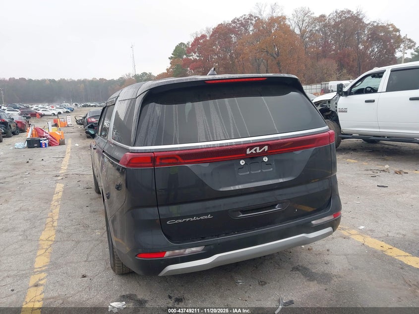 2022 Kia Carnival Mpv Lx Seat Package VIN: KNDNB4H35N6133119 Lot: 43749211