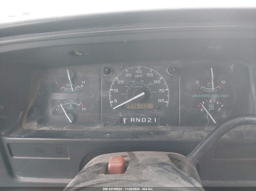 1996 Ford Econoline E250 Van VIN: 1FTFE24Y4THA02282 Lot: 43749224