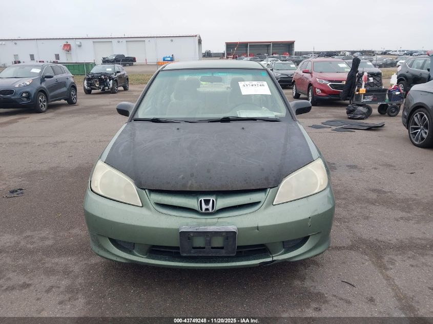 2004 Honda Civic Vp VIN: 1HGES16394L014427 Lot: 43749248