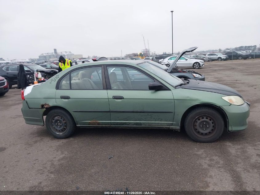 2004 Honda Civic Vp VIN: 1HGES16394L014427 Lot: 43749248