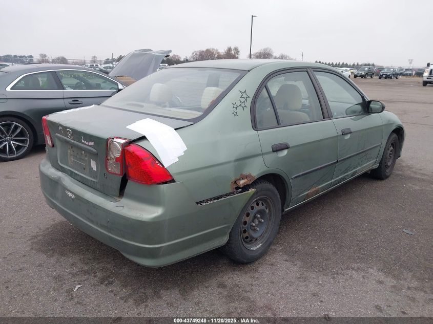 2004 Honda Civic Vp VIN: 1HGES16394L014427 Lot: 43749248
