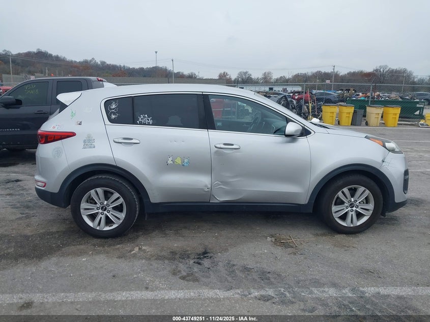 2018 Kia Sportage Lx VIN: KNDPM3ACXJ7488699 Lot: 43749251