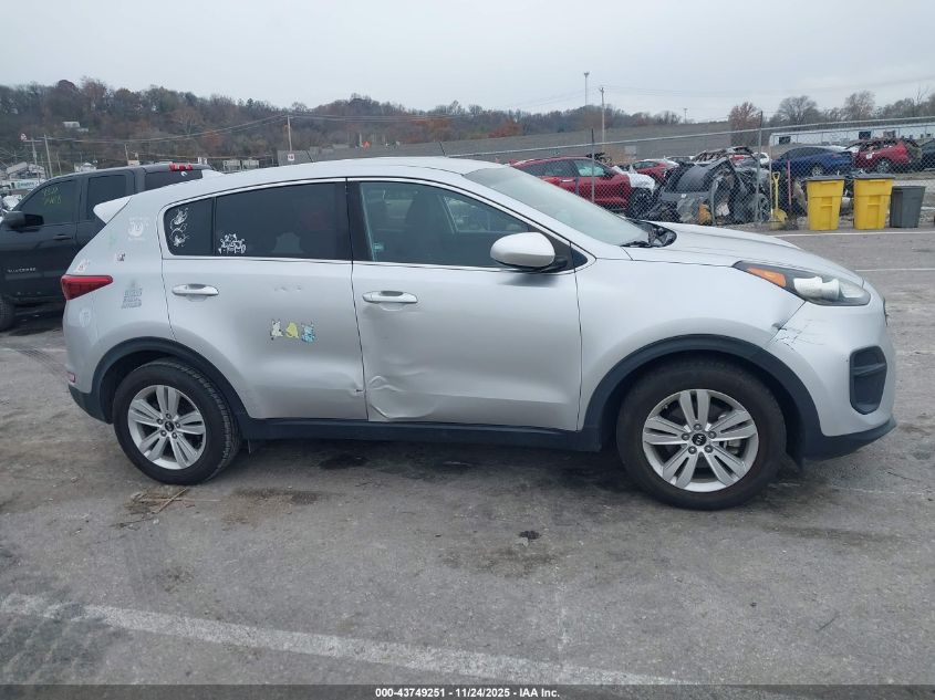 2018 Kia Sportage Lx VIN: KNDPM3ACXJ7488699 Lot: 43749251
