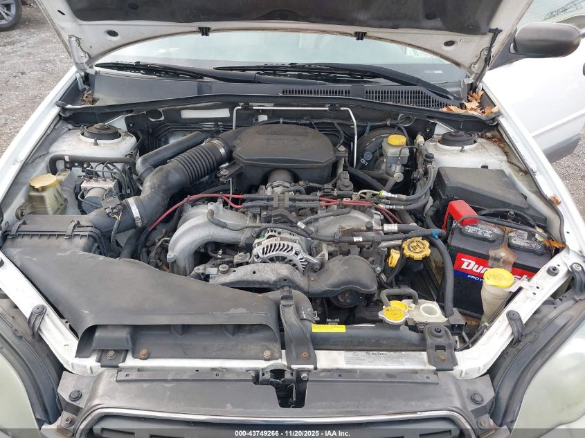 2005 Subaru Outback 2.5I VIN: 4S4BP61C157370108 Lot: 43749266