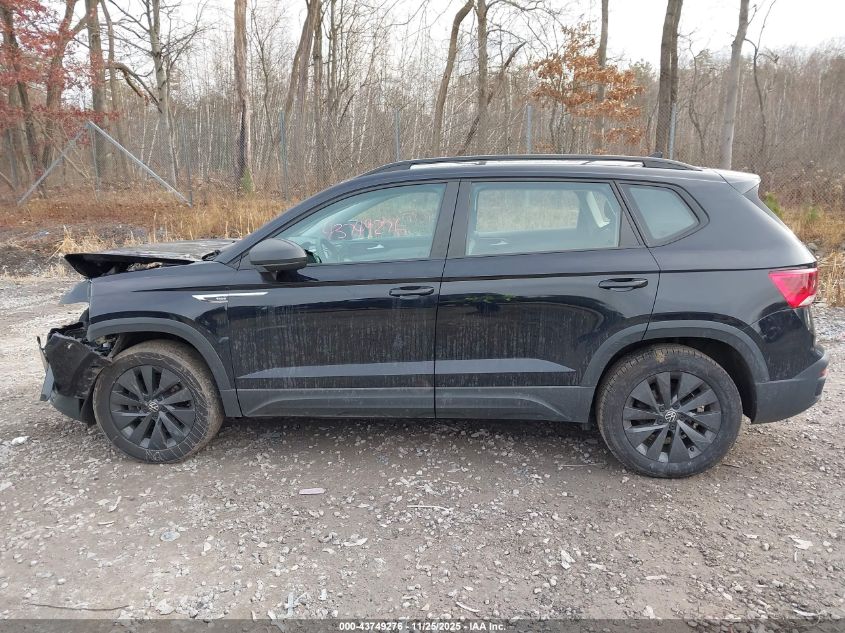 2022 Volkswagen Taos 1.5T S VIN: 3VVAX7B25NM051412 Lot: 43749276