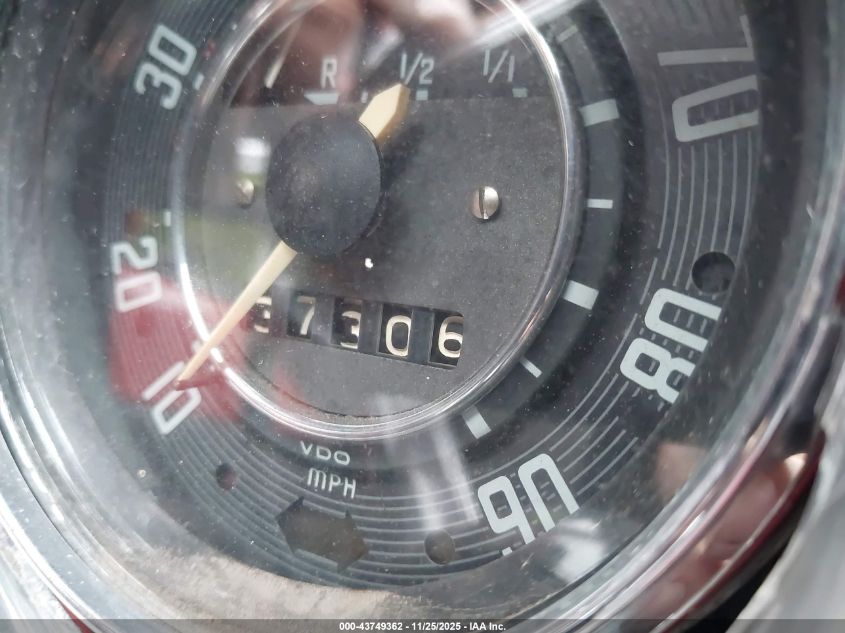 1968 Volkswagen Beetle VIN: 158837098 Lot: 43749362