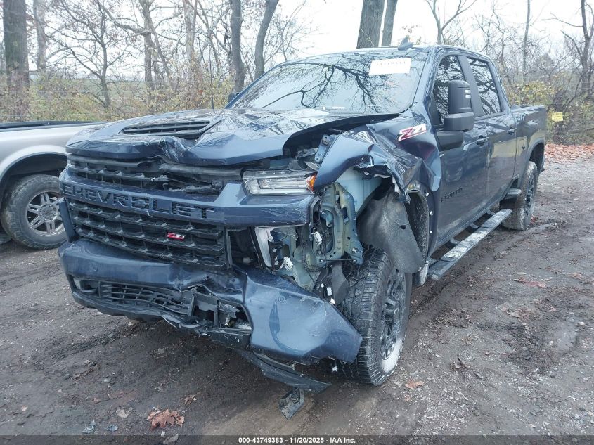 2022 Chevrolet Silverado 2500Hd 4Wd Standard Bed Lt VIN: 1GC4YNEY5NF205551 Lot: 43749383