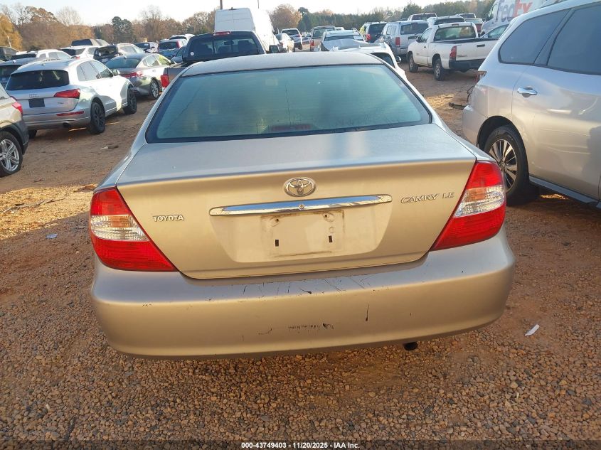 2003 Toyota Camry Le VIN: 4T1BE32K53U693571 Lot: 43749403