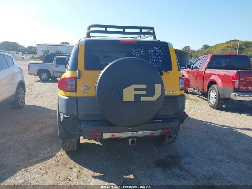 2007 Toyota Fj Cruiser VIN: JTEBU11F270089789 Lot: 43749407