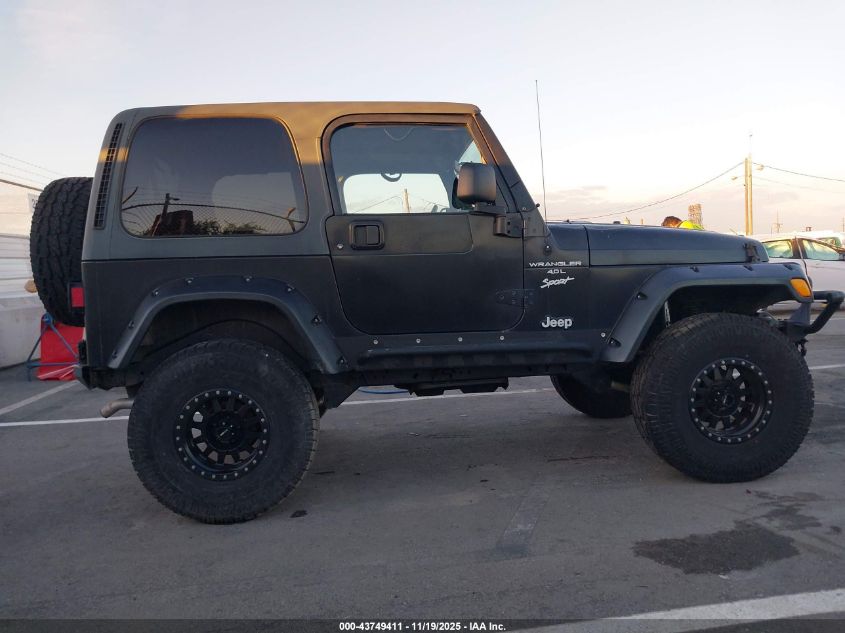 2001 Jeep Wrangler Sport VIN: 1J4FA49S51P333140 Lot: 43749411