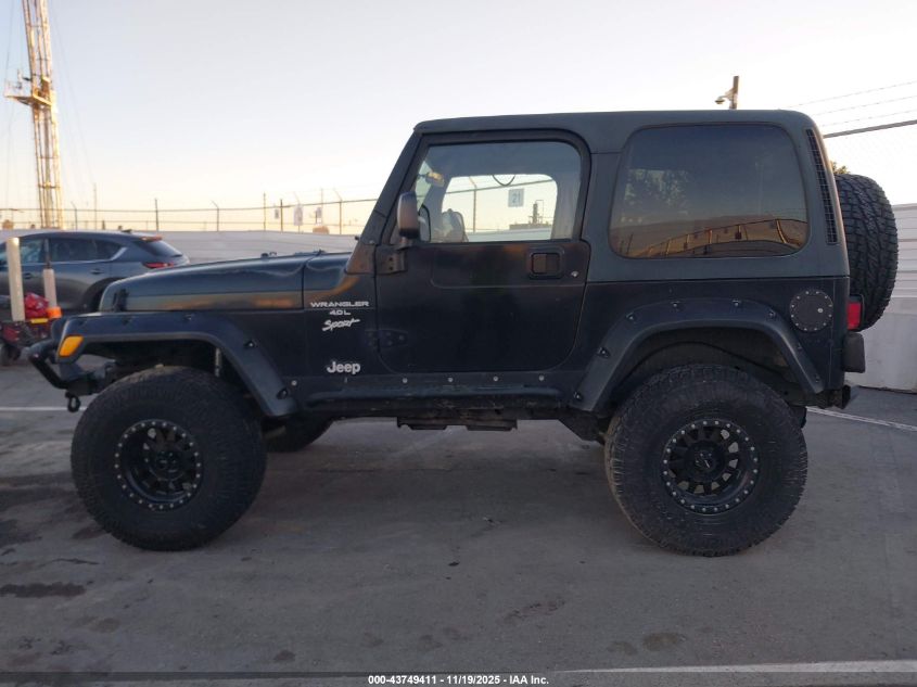 2001 Jeep Wrangler Sport VIN: 1J4FA49S51P333140 Lot: 43749411