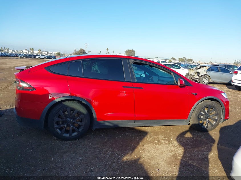 2023 Tesla Model X Dual Motor All-Wheel Drive/Standard Range VIN: 7SAXCAE54PF374805 Lot: 43749462